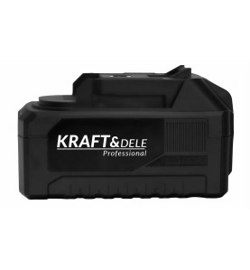 Akumulator KRAFT&DELE 20V 6Ah KD5413 widok z boku z wyraźnym logo marki