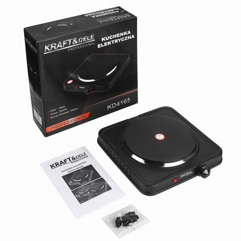 Elektrinė viryklė KRAFT&DELE KD4165 2000W 185mm Elektrinė viryklė KRAFT&DELE KD4165 2000W 185mm