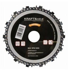 Tarcza łańcuchowa do drewna 125mm KRAFT&DELE KD1060 - zdjęcie główne
