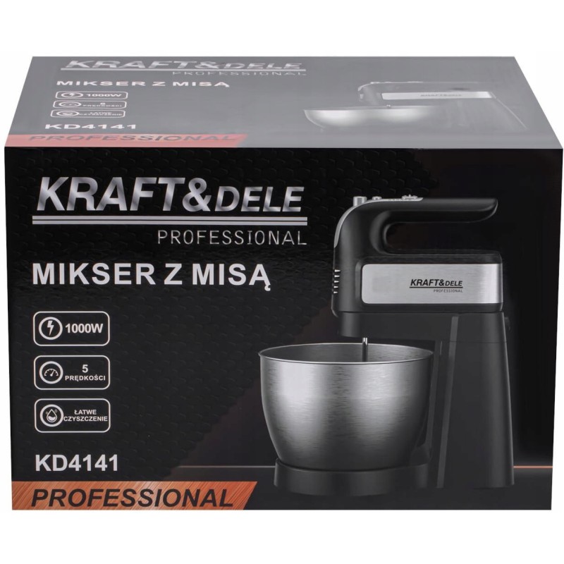 Virtuvinis maišytuvas su dubeniu KRAFT&DELE KD4141 1000W 4,5L