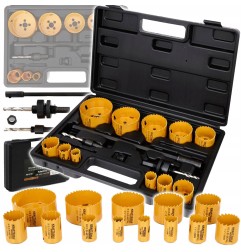 KRAFT&DELE KD10758 bimetál lyukfűrész készlet 19-76mm 17 db