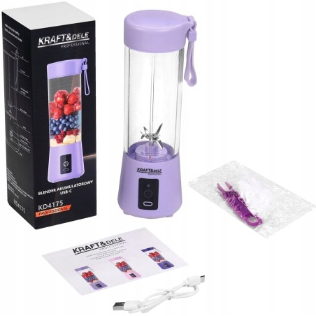 KRAFT&DELE KD4175 akkumulátoros turmixgép 400ml