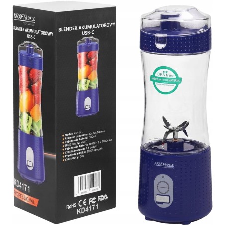 KRAFT&DELE KD4171 akkumulátoros turmixgép