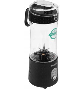 Blender KRAFT&DELE KD4170 z uchwytem, widok z boku na przezroczysty kielich