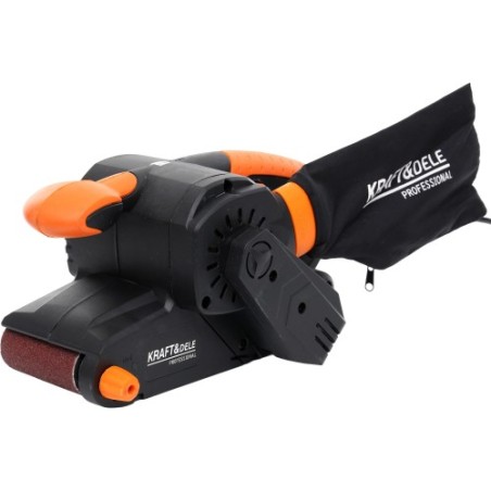 Szlifierka taśmowa KRAFT&DELE KD1679 1850W - zdjęcie główne z workiem na pył