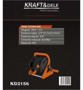 Rückseite der Verpackung mit technischen Daten und Strichcode