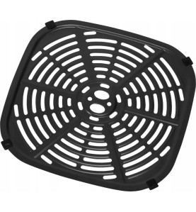 Zbliżenie na okrągłą wkładkę grillową do frytkownicy Kraft&Dele KD4108