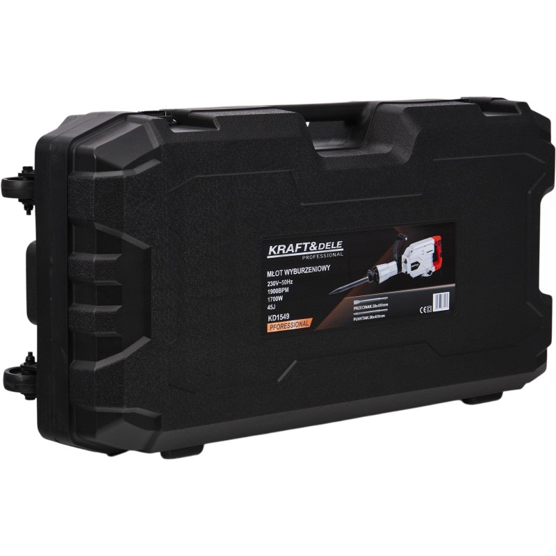 KRAFT&DELE KD1549 1700W 45J smūginis griaunamas plaktukas