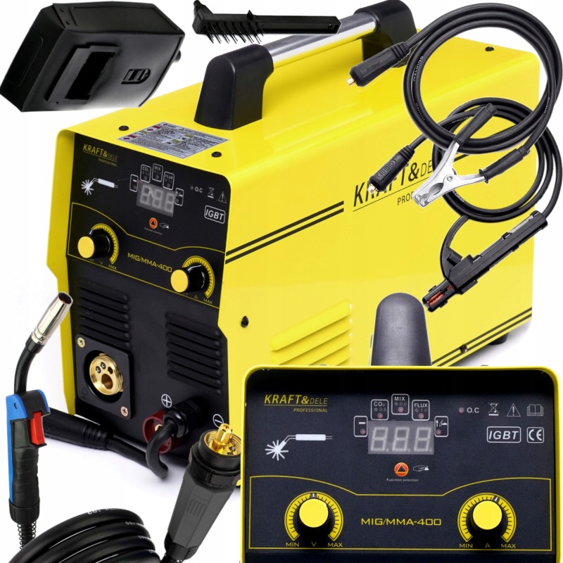KRAFT&DELE KD811 MIG/MMA 400A inverteres hegesztőgép