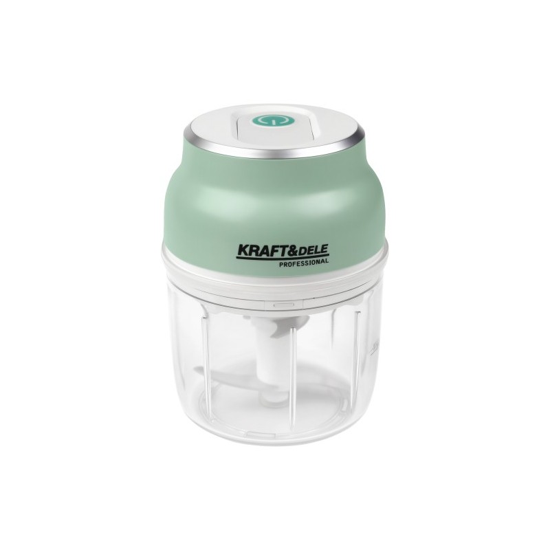Akumuliatorinis smulkintuvas mėsai ir daržovėms 230ml KRAFT&DELE KD4362