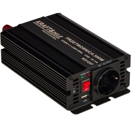 Przetwornica napięcia KRAFT&DELE KD1257 12V na 230V 300W/600W - zdjęcie główne produktu
