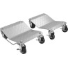 Rolki transportowe warsztatowe KRAFT&DELE KD12681 680kg Para