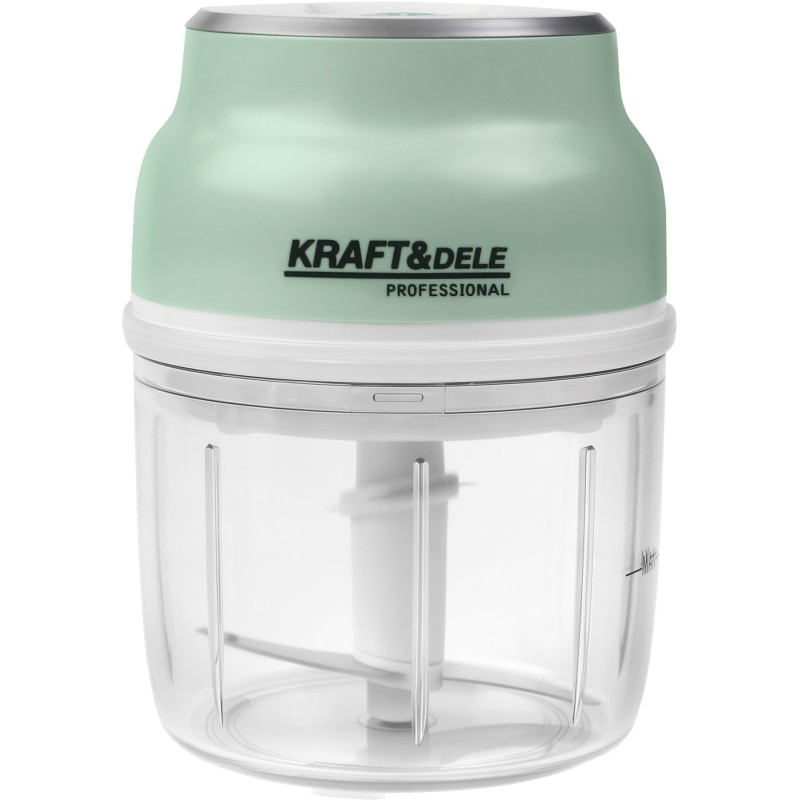 Akumuliatorinis smulkintuvas mėsai ir daržovėms 230ml KRAFT&DELE KD4362