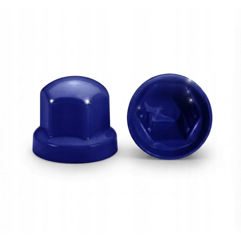 10x Kerékcsavar kupak FI 32 TIR Sötétkék Alacsony A GYÁRTÓTÓL (41mm)