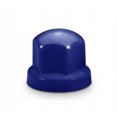 10x Radmutterkappen FI 32 TIR Dunkelblau Niedrig VOM HERSTELLER (41mm)