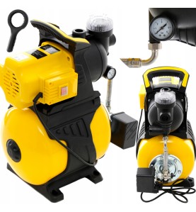 Aktionsset bestehend aus Kraft&Dele KD743 Gartenpumpe, Manometer und Montageschlüssel