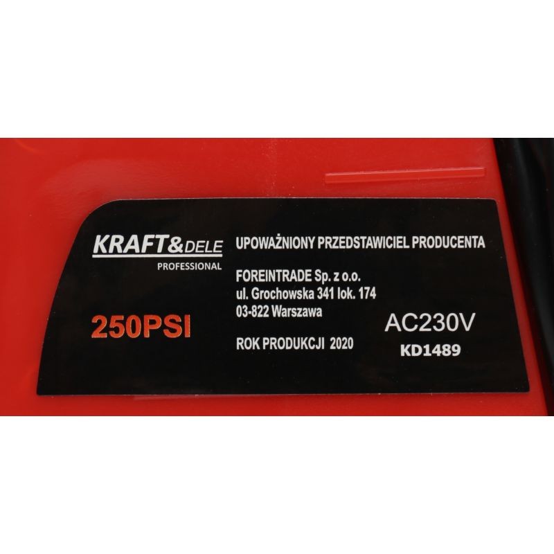 Kompresor samochodowy KRAFT&DELE KD1489 12V/230V