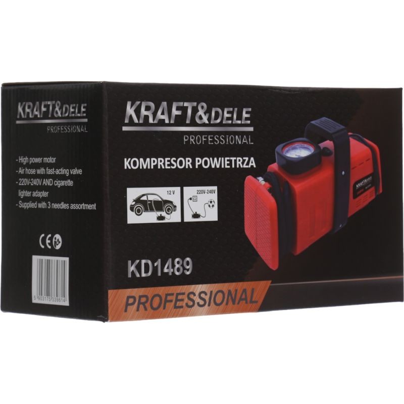 KRAFT&DELE KD1489 12V/230V autós kompresszor KRAFT&DELE KD1489 12V/230V autós kompresszor