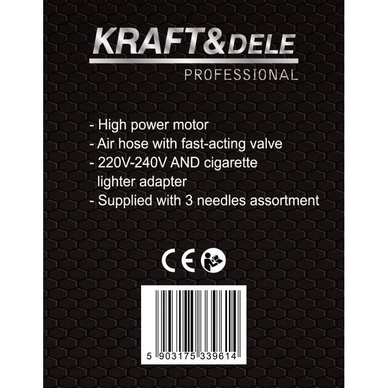 Kompresor samochodowy KRAFT&DELE KD1489 12V/230V