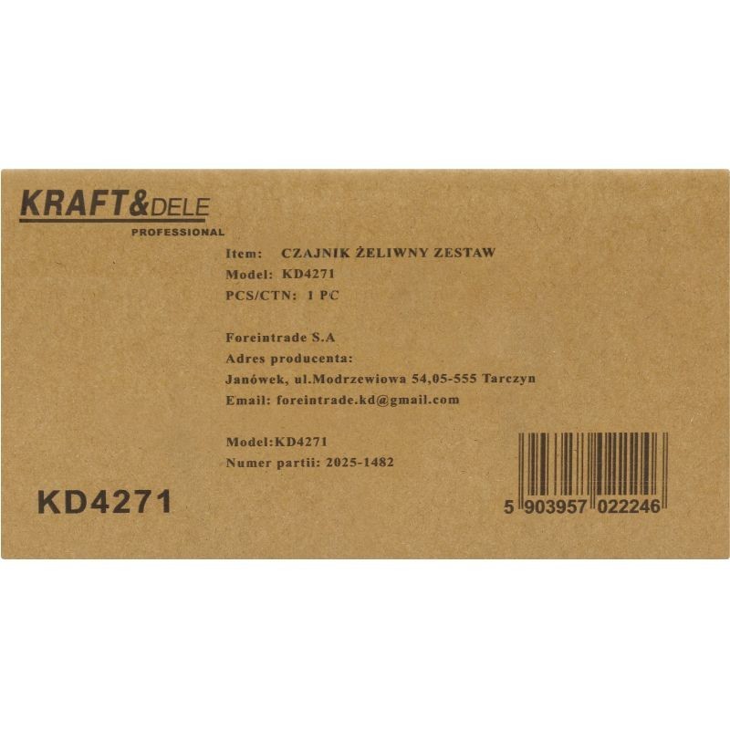 Ketaus arbatinukas - rinkinys KD4271 Ketaus arbatinukas - rinkinys KD4271