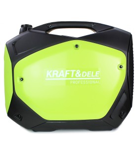 KD685 3kW inverteres áramfejlesztő - oldalnézet márkajelzéssel, egységes háttéren