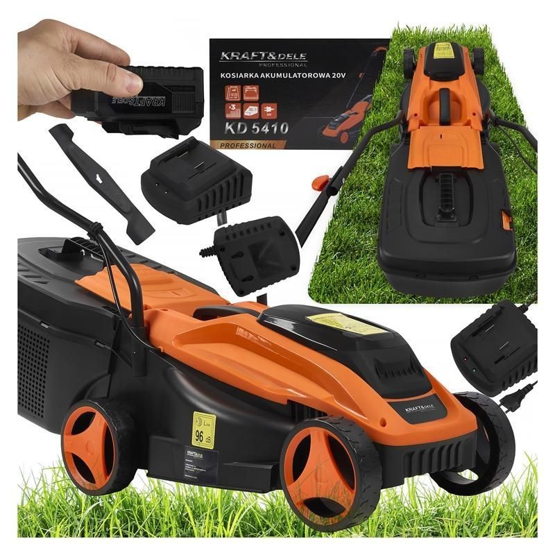 Akumuliatorinė vejapjovė KRAFT&DELE KD5410 20V 6Ah 30L