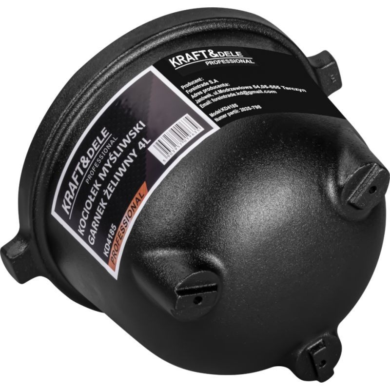 Medžioklės katilas / Ketaus puodas 4L KRAFT&DELE KD4185