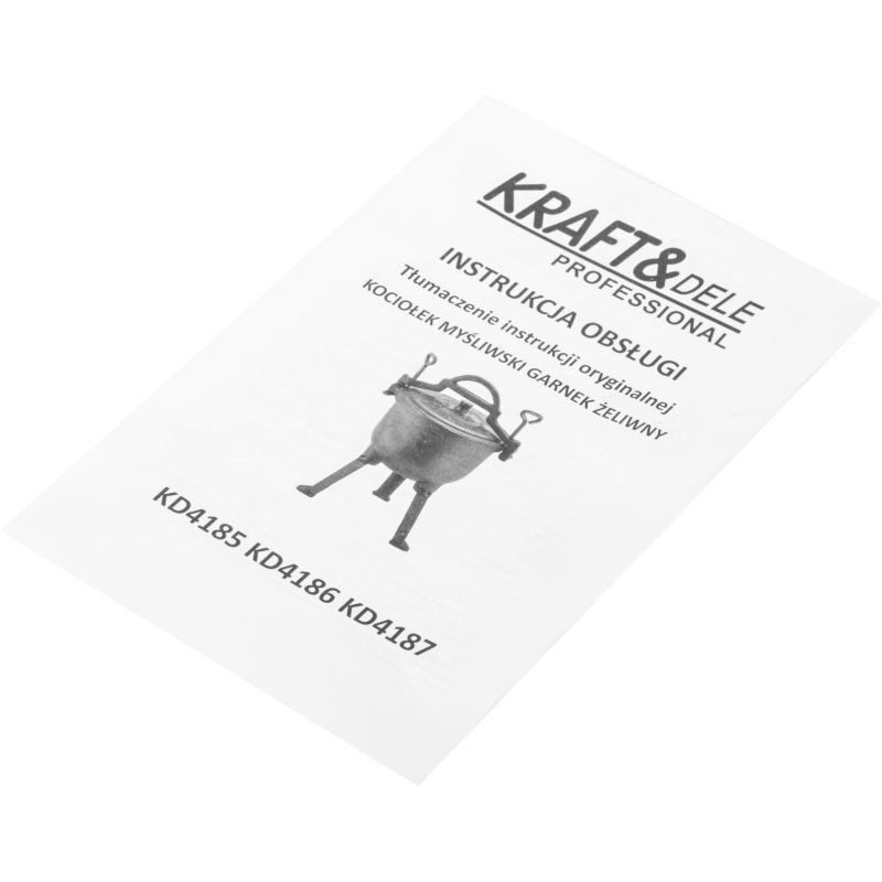 Medžioklės katilas / Ketaus puodas 4L KRAFT&DELE KD4185
