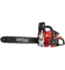 Piła spalinowa Kraft&Dele KD5017 widok z lewej strony