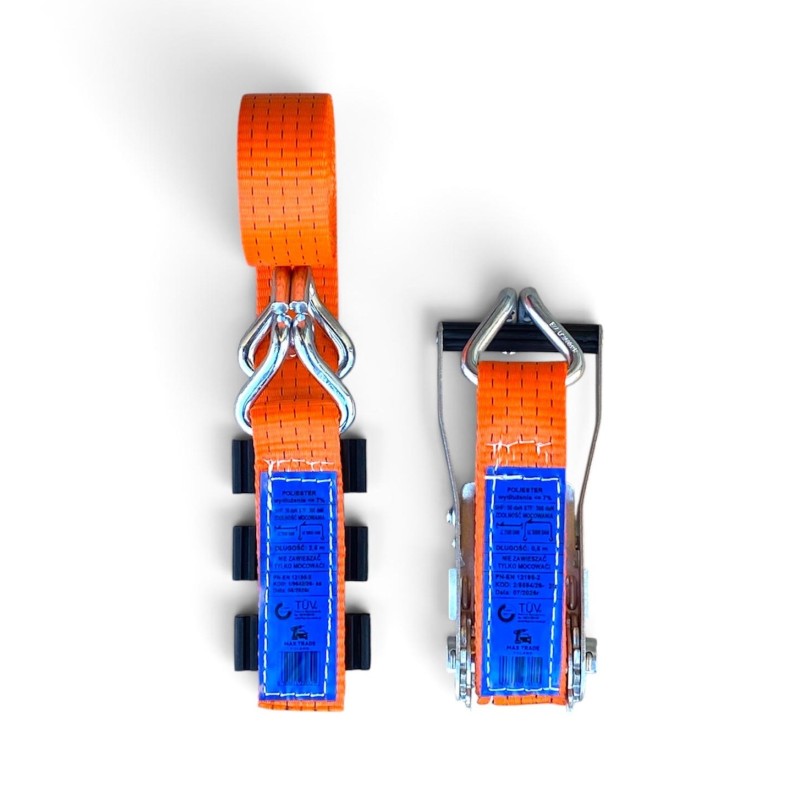 3-pontos szállítószalag trélerhez 5t/ 3m/ 50mm TUV - LENGYEL TERMÉK 3-pontos szállítószalag trélerhez 5t/ 3m/ 50mm TUV - LENGYEL TERMÉK