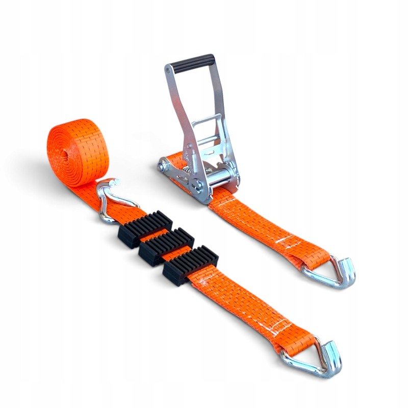 4x 3-pontos Szállítóheveder Trélerhez 5t/ 3m/ 50mm TUV - LENGYEL TERMÉK