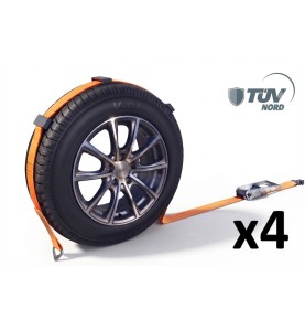 4 db 3-pontos szállítópánt trélerhez, 5t / 3m / 50mm, TUV minősített – MAGYAR TERMÉK – főfotó