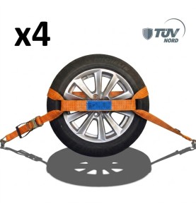 4x Pasy Transportowe Szelkowe do Lawety 5t/ 4m/ 50mm TUV GS- zdjęcie główne