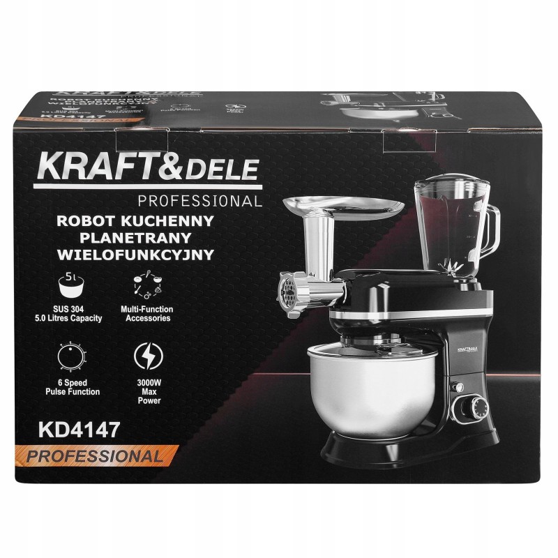 KRAFT&DELE KD4147 bolygóműves konyhai robotgép