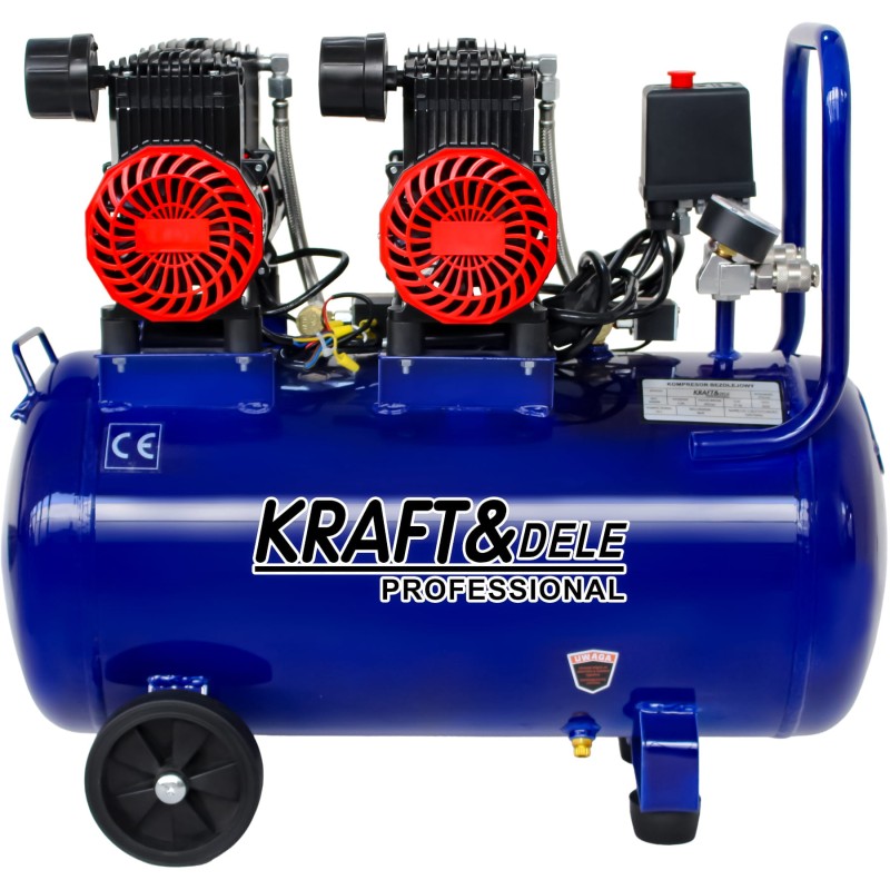 KRAFT&DELE KD4093 olajmentes kompresszor 50L 3000W