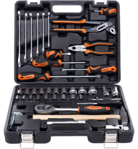 Werkzeugset 66-tlg. Kraft&Dele KD10468 - Hauptbild des offenen Koffers