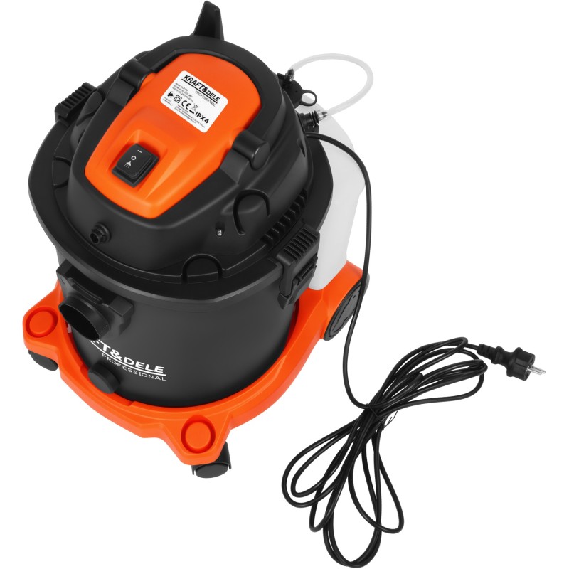 Sauso/drėgno valymo dulkių siurblys 1600W KRAFT&DELE KD5176