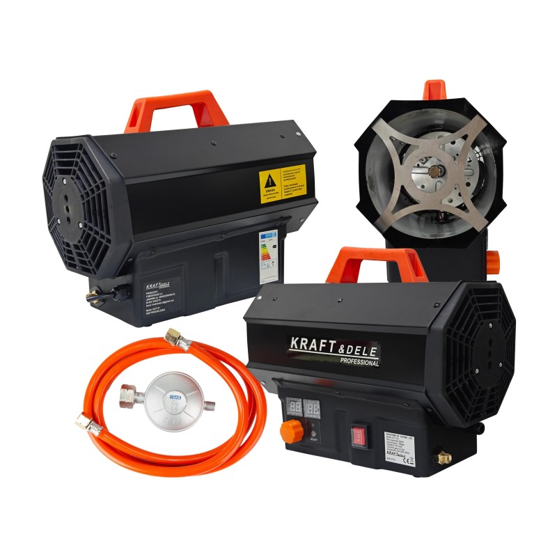 Dujinis šildytuvas 25kW + AUTOMATINIS reduktorius KD11731