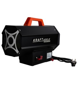 Nagrzewnica gazowa 25kW Kraft&Dele KD11734 - widok z profilu