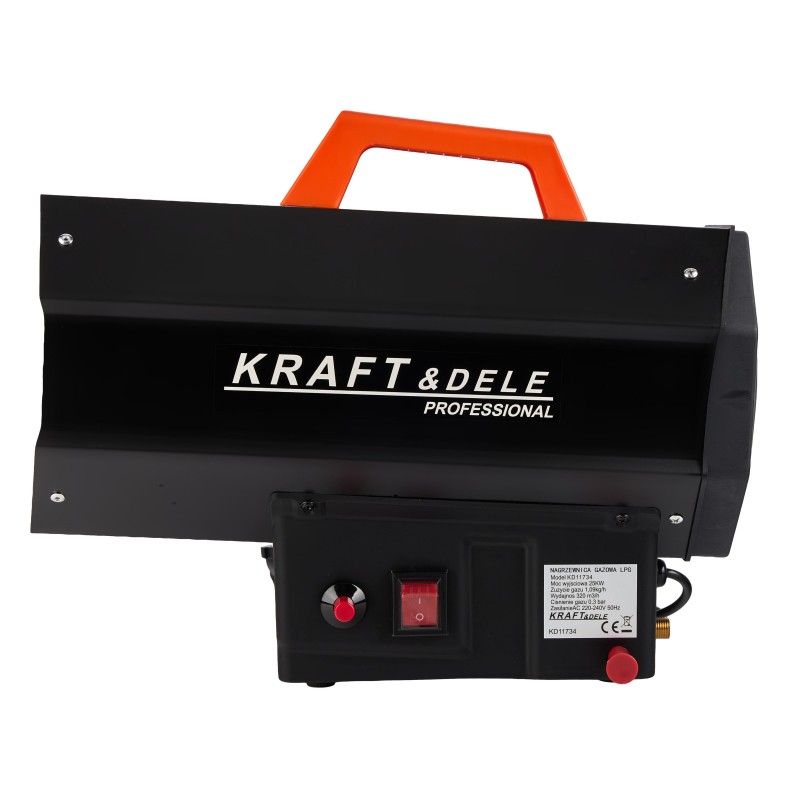 Dujinis šildytuvas 25kW + reduktorius KRAFT&DELE KD11734