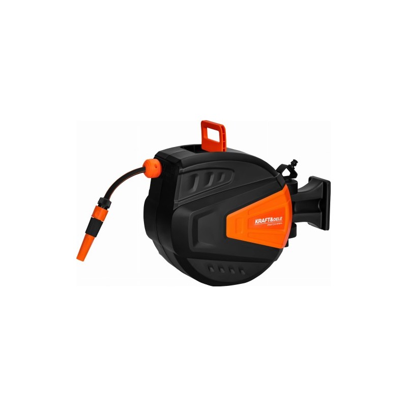 Automatinė sodo žarnos ritė 20m + 2m 1/2" KRAFT&DELE KD2152 Automatinė sodo žarnos ritė 20m + 2m 1/2" KRAFT&DELE KD2152