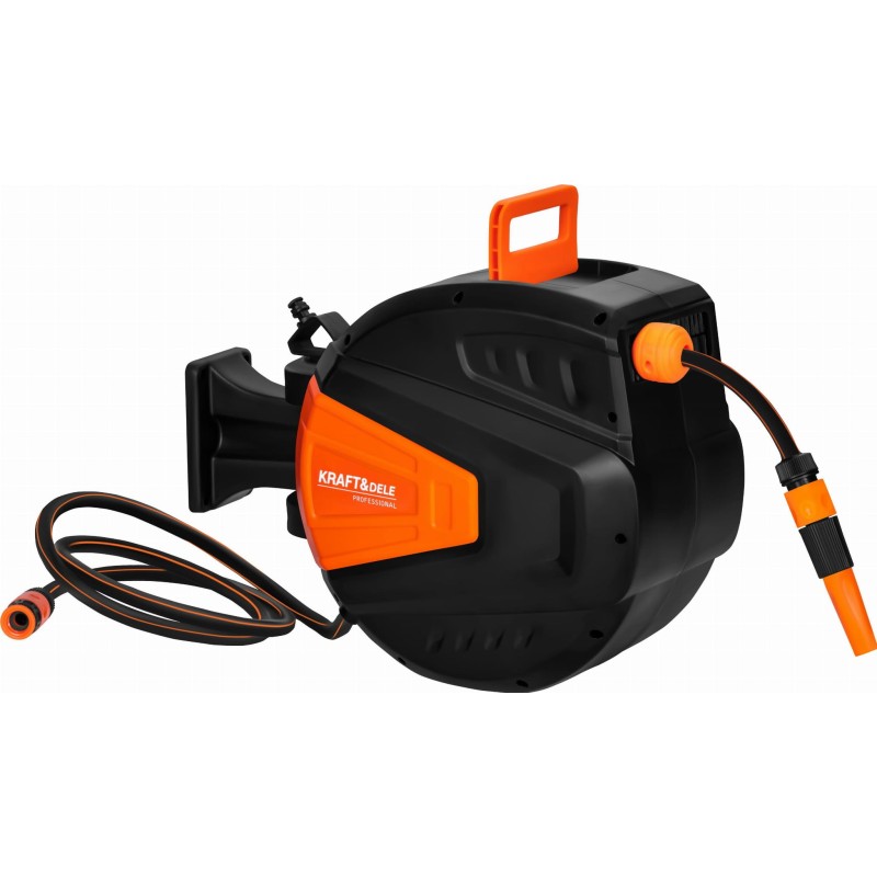 Automatinė sodo žarnos ritė 20m + 2m 1/2" KRAFT&DELE KD2152 Automatinė sodo žarnos ritė 20m + 2m 1/2" KRAFT&DELE KD2152