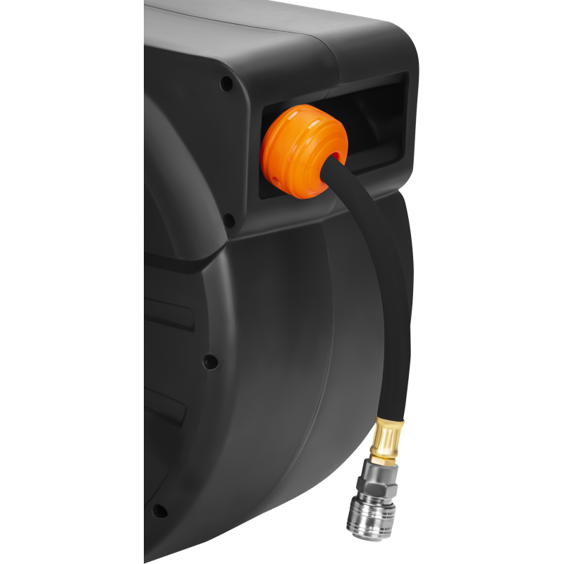 Automatinė pneumatinė žarnos ritė 20m + 2m 1/4" KRAFT&DELE KD2159