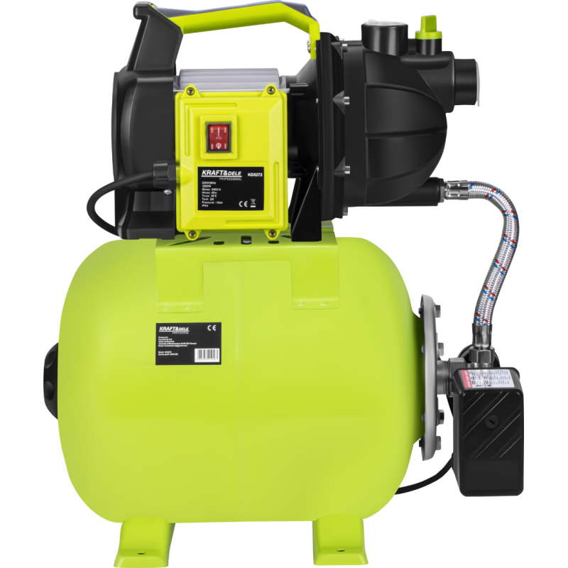 Vandens siurblys su hidroforu KRAFT&DELE KD5272 20L 1200W 3400L/h