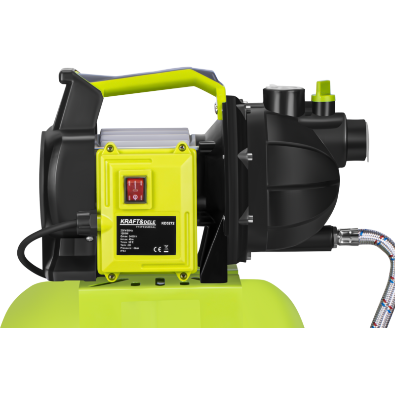 Vandens siurblys su hidroforu KRAFT&DELE KD5272 20L 1200W 3400L/h