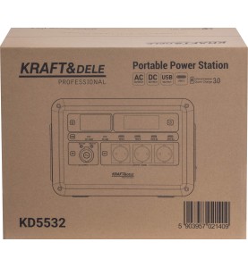 Kartonowe opakowanie przenośnej stacji zasilania KD5532