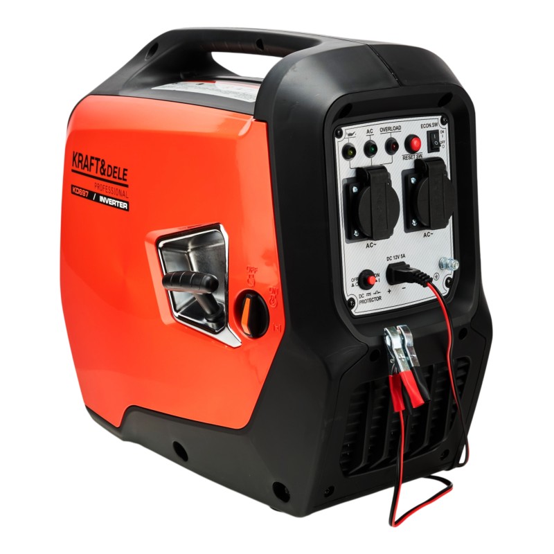 KRAFT&DELE KD697 inverteres áramfejlesztő 2,3kW / 2,5kW / 230V KRAFT&DELE KD697 inverteres áramfejlesztő 2,3kW / 2,5kW / 230V