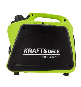 Widok z boku na generator inwertorowy KD680 z logo Kraft&Dele