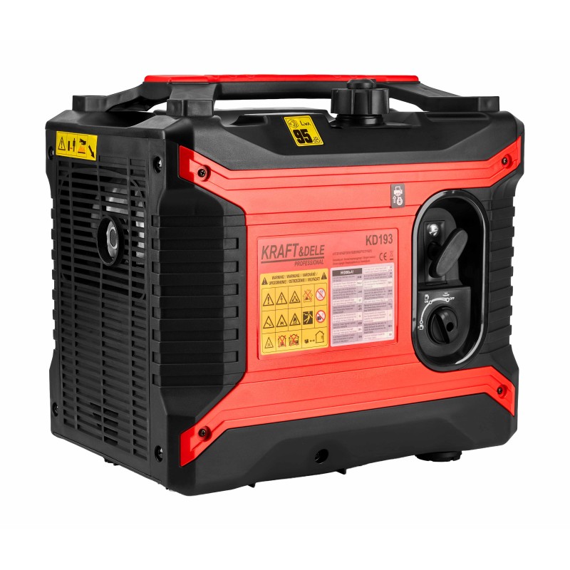 Inverterinis elektros generatorius 2500W 230V KRAFT&DELE KD193