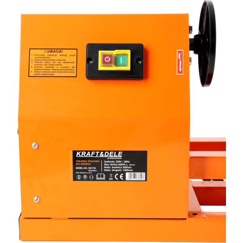 Stalinės medžio tekinimo staklės 650W KRAFT&DELE KD1732